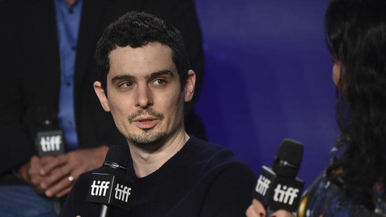 Director Damien Chazelle at the Toronto Film Festival. 