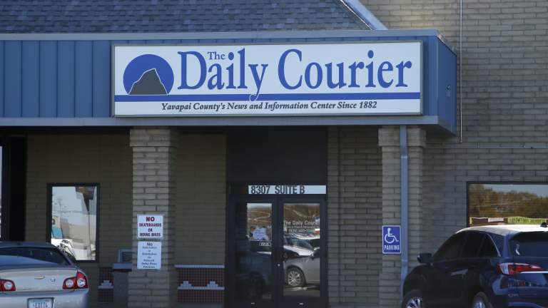 The office of the newspaper in Prescott, Arizona.