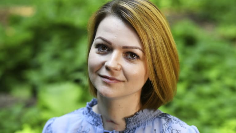 Yulia Skripal, the daughter of an ex-Russian spy poisoned in England.