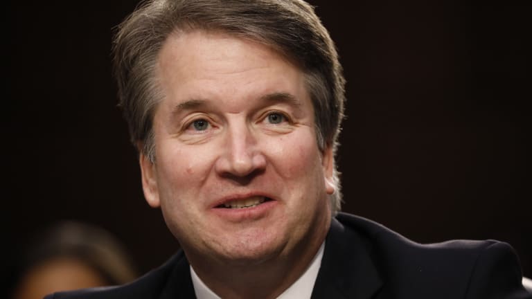 Brett Kavanaugh, Donald Trump's nominee for the US Supreme Court, faced senators on Tuesday.
