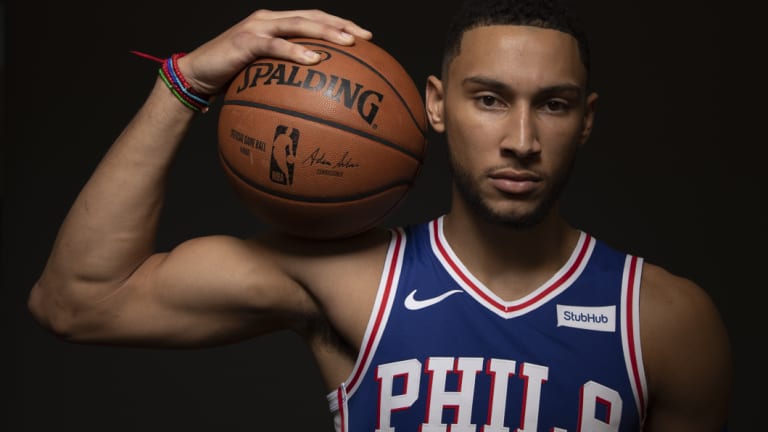 Philadelphia 76er Ben Simmons.