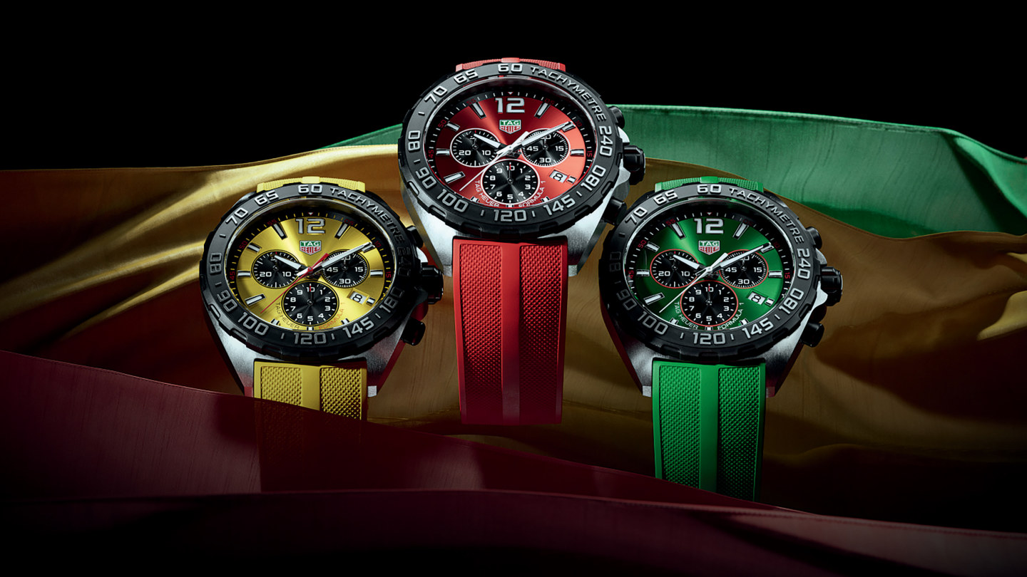 Tag Heuer brings back the colourful Formula 1 luxury watch first