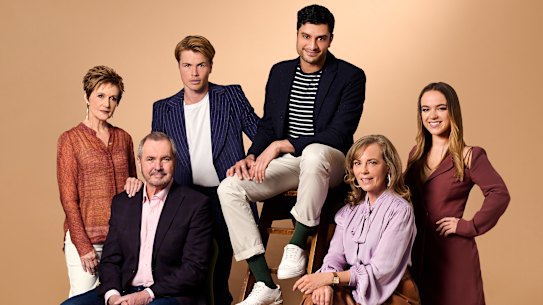 A mix of familiar and new faces appear in the re-launched Australian series Neighbours.