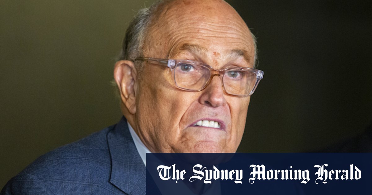 ‘Patriot’: Trump to award Rudy Giuliani highest US honour after car crash