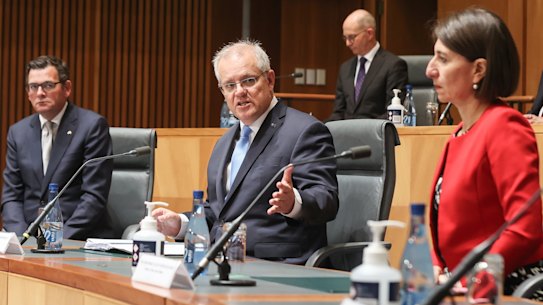 Victorian Premier Daniel Andrews and NSW leader Gladys Berejiklian want to raise with Prime Minister Scott Morrison ways to safely bring seasonal workers and international students to Australia.