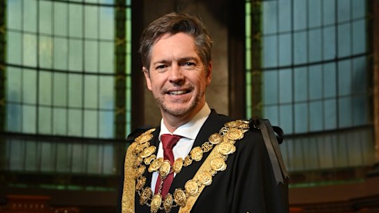 Melbourne Lord Mayor Nick Reece.
