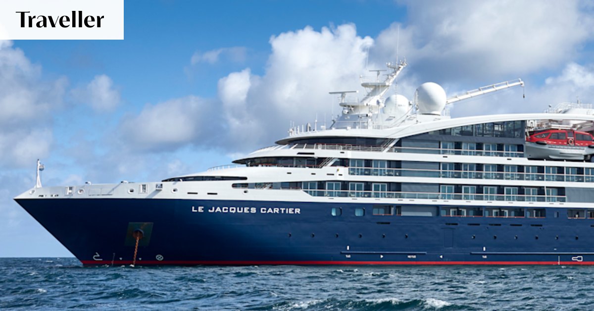 French-designed ship is a floating masterpiece cruising our waters