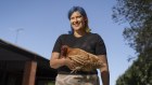 Simone Boer at home in Lara, which is 18 km north-east of the Geelong. She says property investing affords her a more relaxed lifestyle. 