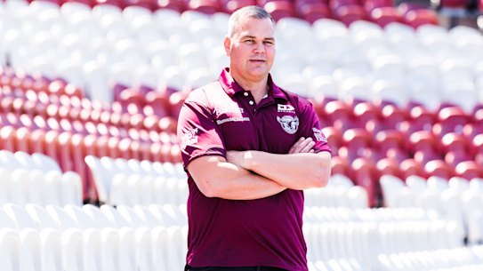 Manly coach Anthony Seibold.