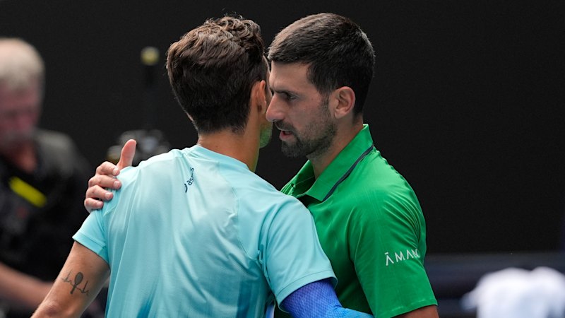 ‘He should have been the winner today’: Djokovic reaches the semi-finals in extraordinary scenes