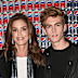 Cindy Crawford (L) and Presley Gerber 