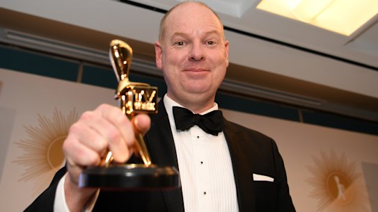The ABC's Tom Gleeson takes out the Logies top honours for 2019.