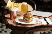 The Charles’ agyu cheeseburger is on offer for $25 with drink included.