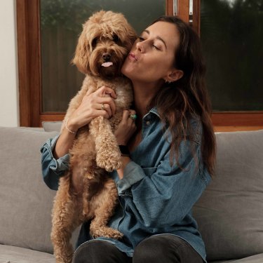 Sydney cavoodle owner Natalie Headland has been trying vitamin supplements designed to calm anxiety for her two and a half year old dog, Bear. 