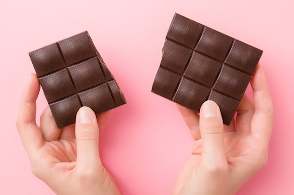 Dark chocolate: eat in moderation.