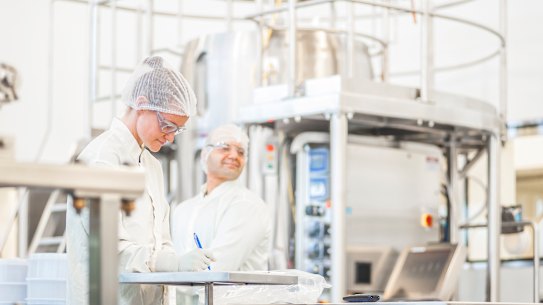 CSL's CSL’s Biotechnology Manufacturing Facility at our plant in Broadmeadows. The photos show where the UQ vaccine is being manufactured, and where any other vaccines like Oxford's candidate may be made if a deal is formalised. Supplied: CSL