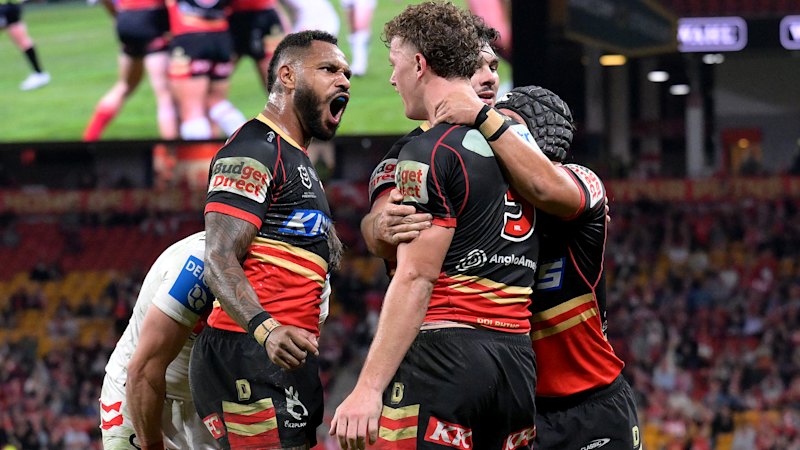 NRL 2025 LIVE: Dolphins pile on 50 points against dreadful Dragons