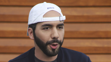 Salvadoran President Nayib Bukele.