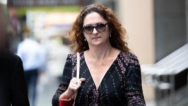 Sarah Cruickshank, former chief of staff to Gladys Berejiklian, arrives at the ICAC on Tuesday. She is not accused of wrongdoing.