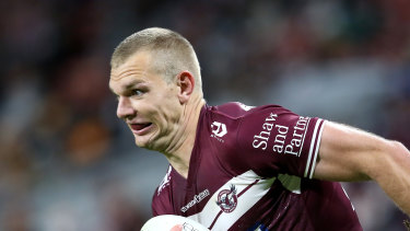 Tom Trbojevic has suffered swelling and bruising after a hit to his cheekbone.