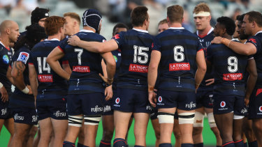 Melbourne Rebels players are leading a revolt against proposed further pay cuts. 