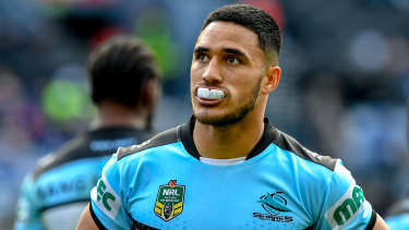 US plan: Valentine Holmes will promote the Sharks.