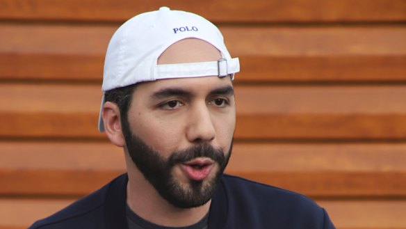 Salvadoran President Nayib Bukele.