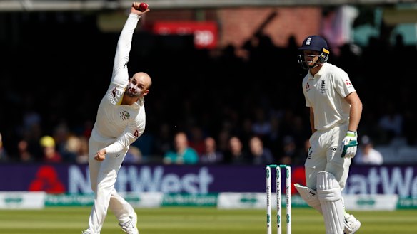 Nathan Lyon drew level with Dennis Lillee's career tally of 355 Test wickets at Lord's and can move in front of him this week.