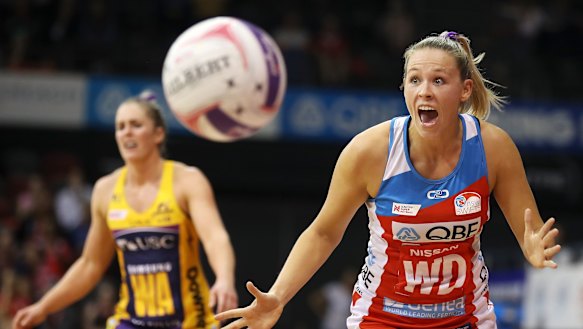 Sophie Craig in action against the Lightning last season.