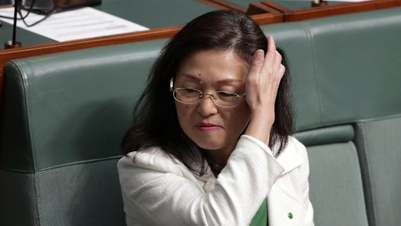 Liberal MP Gladys Liu in Parliament House on Wednesday.