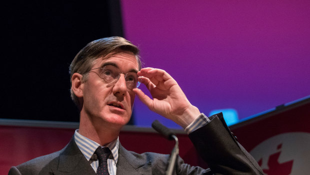 Man on a mission: Conservate Party MP Jacob Rees-Mogg.