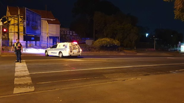 Police are at the scene of a fatal collision on Hoddle Street, which has been partially closed in both directions.