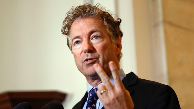 Republican Senator Rand Paul says he cannot stand with the President on the emergency declaration.