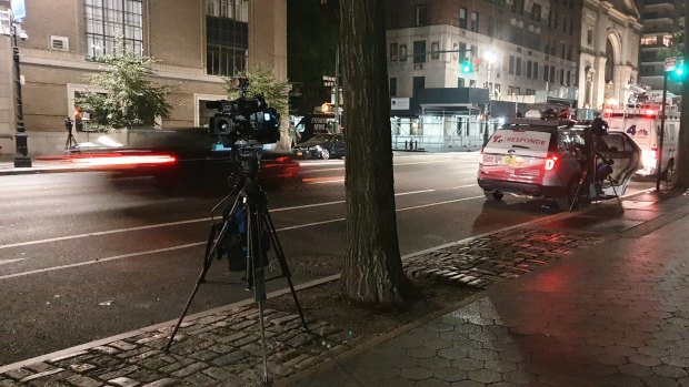 The street near Central Park West where Madison Lyden was killed.