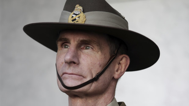 ADF chief Angus Campbell was preparing for an annual callout of reservists last year.