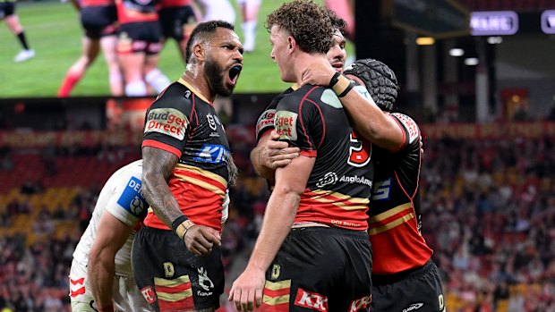 The Dolphins were a class above St George Illawarra on Friday night.