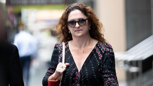 Sarah Cruickshank, former chief of staff to Gladys Berejiklian, arrives at the ICAC on Tuesday. She is not accused of wrongdoing.