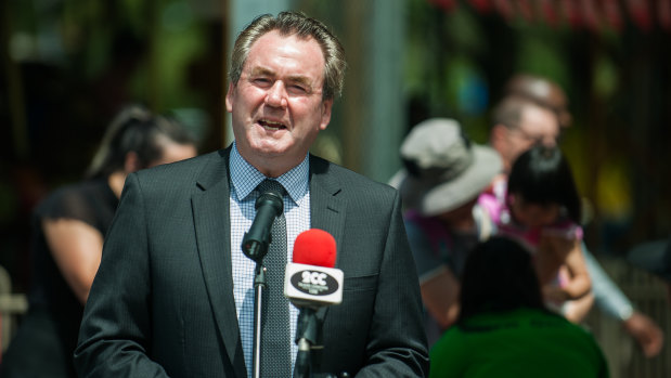 Paul Walshe at the launch of the Royal Canberra Show in 2016.