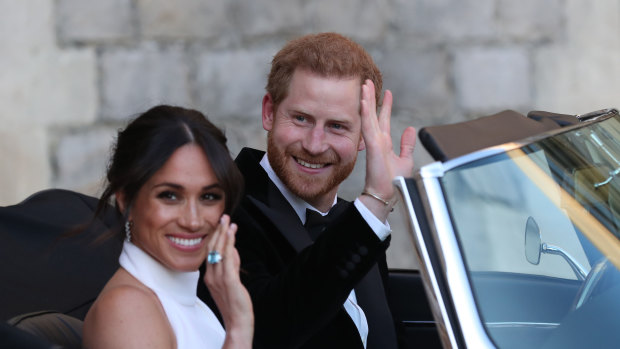 Duke and Duchess of Sussex at their wedding in May.