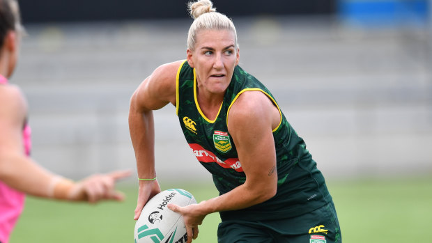 "I am not the loudest talker but I will definitely lead the way on the field": Ali Brigginshaw.