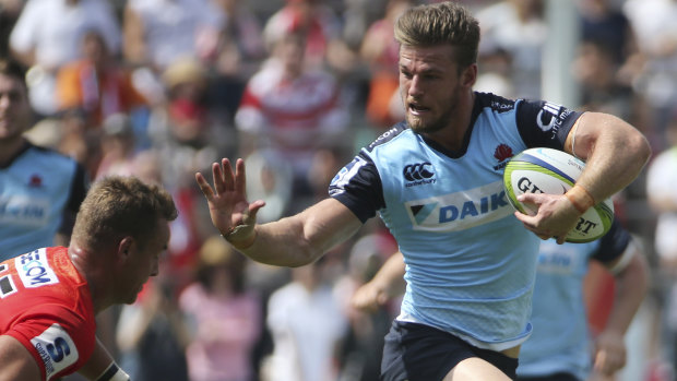Hugely respected: Rob Horne in action for the Waratahs against the Sunwolves in 2016.