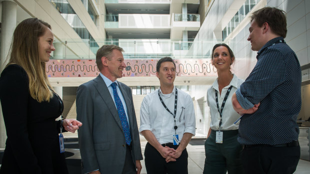 Australian Statistician, David Kalisch, welcomes 60th cohort of Australian Bureau of Statistics graduates among them are Alice Batcheldor, Conor Farne Sang, Eleanor Beavan and William Palmer. 