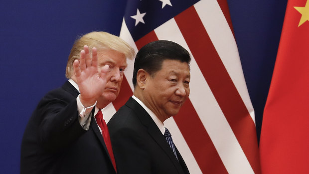 Chinese President Xi Jinping and US President Donald Trump have traded barbs over tit-for-tat tariffs. 