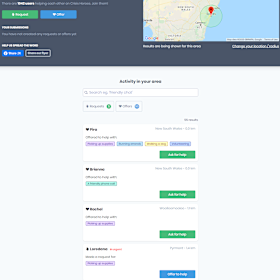 A screenshot of the Crisis Heroes website.