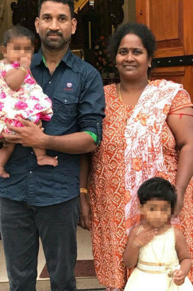 Priya and Nadesalingam and their two Australian-born children