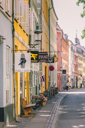 The city’s oldest bakery, Sankt Peders Straede, beckons.