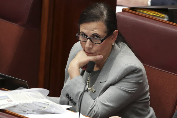 Liberal Senator Concetta Fierravanti-Wells has fired a parting shot to the Liberal Party membership via email.