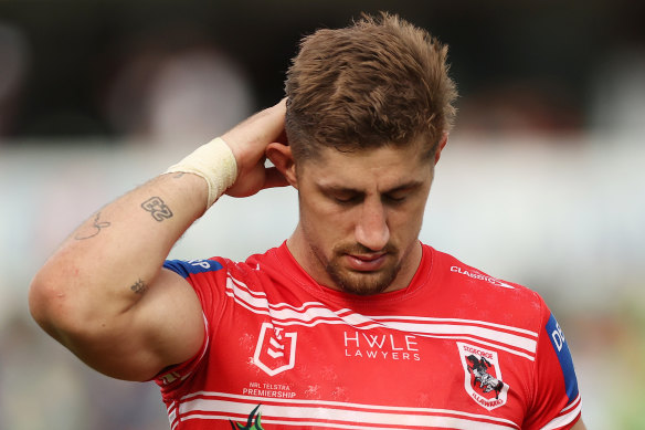 Zac Lomax has returned to the Dragons’ starting side.