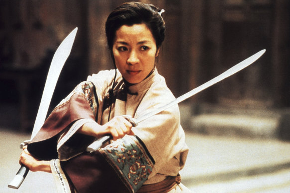 Oscar-winner Michelle Yeoh in Crouching Tiger, Hidden Dragon.