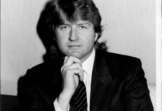 Roger Davies, Tina Turner’s manager, photographed at the Sydney Hilton Hotel in 1984.